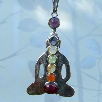 Buddha pendant 7 chakra&#039;s