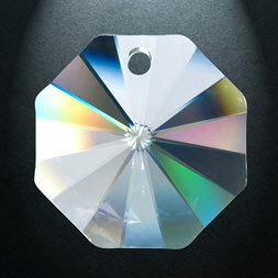 Asfour rainbow crystal Octagon, 14 mm (100)
