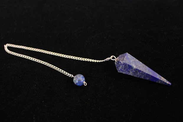 Pendulum lapis lazulli, facetted