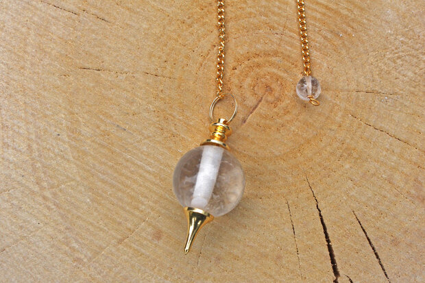 Pendulum crystal, round 