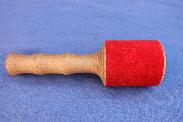 Mallet wood - leather  large Ø 70-75mm -XL